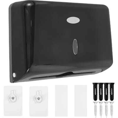 Wandmontage Papieren Handdoekdoos Universeel Hotel Toilet Commerciële Tissue Dispensers Ponsvrij Multifold Tri-Fold Papierhouder thuis