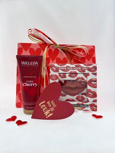 Valentijn •Cadeaupakket Dames• Weleda Dikke Kus - Cadeau voor Vrouwen - Perfect Gifts