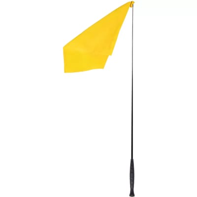 Qhp Trainingsstop met vlag Geel - 110 cm | Longeerlijn paard