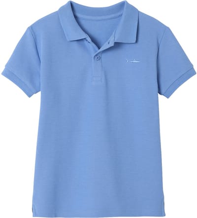 Vertbaudet Poloshirt met korte mouwen voor jongens met borduurwerk op de borst
