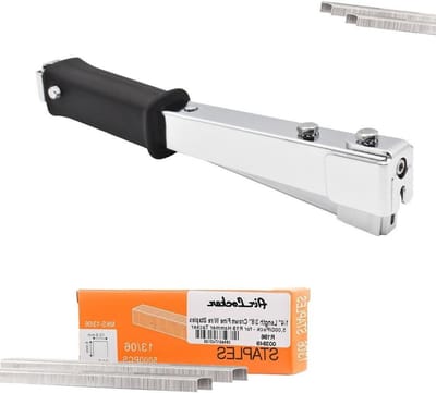 Hamer Tacker Kit - Nietpistool Set - Bevestiging Werk - Ergonomische Rubber Grip - 5000 Nietjes - Niet gespecificeerd