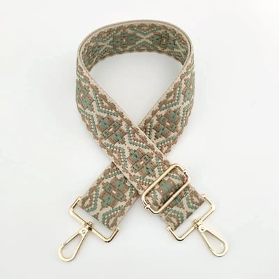 Dailygoods- Schouderriem Verstelbaar 80-130 cm - Brede Tasgrepen - Draagriem voor Handtassen - Duurzaam Nylon - Karabijnhaak - Kleurrijk - Tasriem