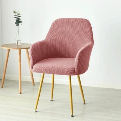 1/4 stuks Hoge Arm Eetkamerstoelhoezen Polar Fleece Elastische Stoelen Slipcovers Spandex Hoge Rug Armstoelhoes el Woondecoratie 1piece