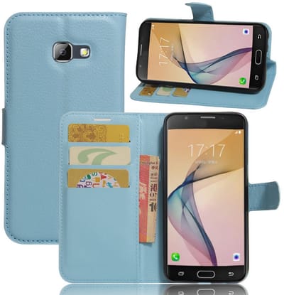 Coverup Hoesje - Geschikt voor Samsung Galaxy A5 (2017) Hoesje - Coverup Book Case - Lichtblauw