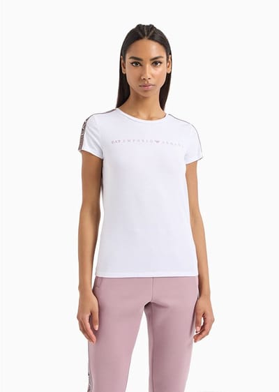 Ea7 Emporio Armani 6dtt03-tjkuz T-shirt Met Korte Mouwen Wit L Vrouw