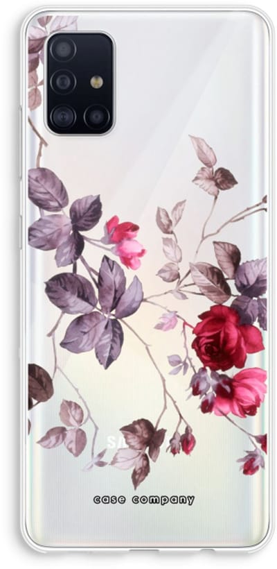 Case Company® - Hoesje geschikt voor Samsung Galaxy A51 4G hoesje - Mooie bloemen - Soft Cover Telefoonhoesje - Bescherming aan alle Kanten en Schermrand