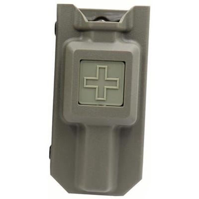 Boîte de rangement pour garrot tactique d'activité extérieure Manchon à extraction rapide médicale Sac de transport EDC militaire Trousse de premiers secours Bande de secours rotative en nylon