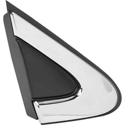 Moulure d'angle de cache de rétroviseur Améliorer l'effet visuel Plastique ABS Longue durée Facile à installer Ajustement précis pour voitures Droit white