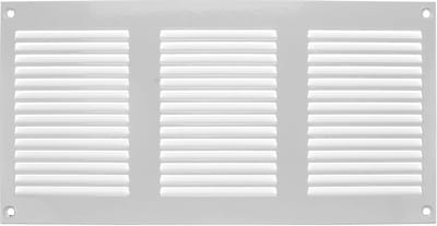 Ventilatie Rooster - Lucht Uitlaat - Binnen Luchtcirculatie - Ingebouwde Insectenwering - 30 x 15 cm - Wit