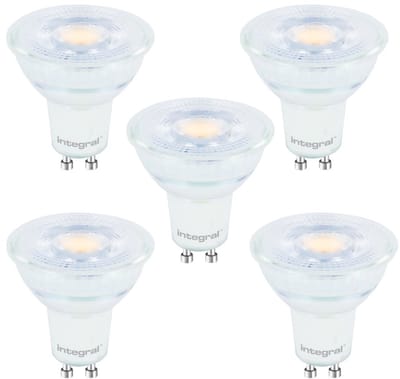 5 Pack - Integral GU10 LED Spot - 3.6W - 2700K Warm Wit - Non Dimmable