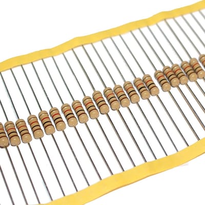Koollaagweerstand - Weerstand component - Elektronica reparatie - 2 Watt vermogen - 10 stuks - Groen