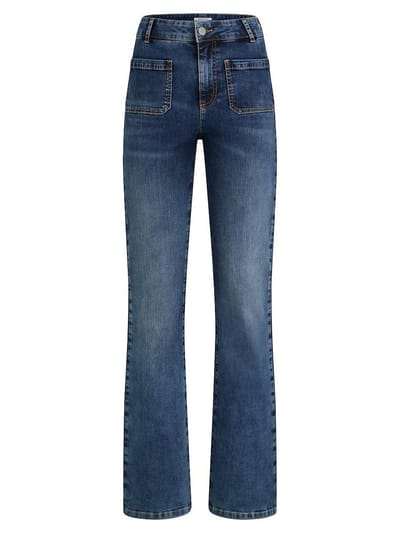 Bootcut-jeans Van Peter Hahn denim