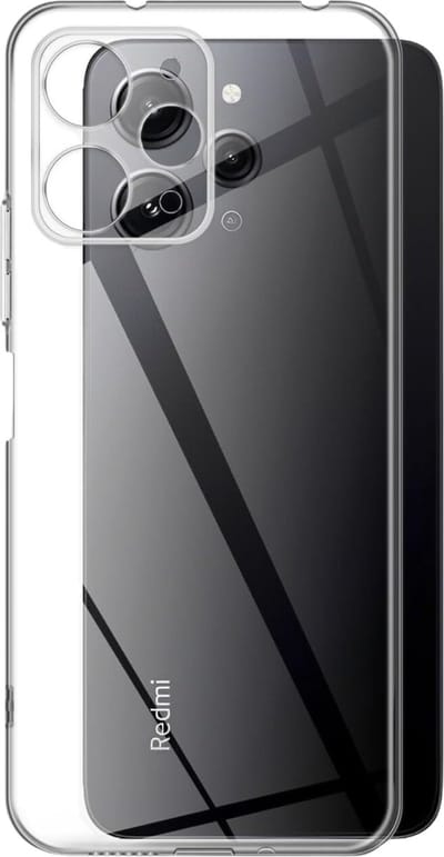 Hoesje voor Xiaomi Redmi 12 4G backcover Shockproof siliconen Transparant