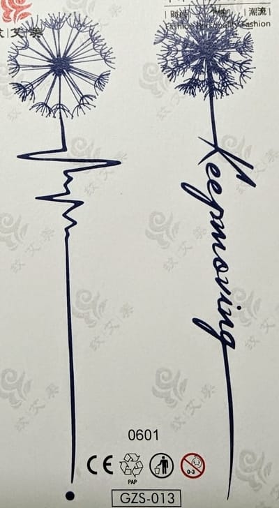 Semi-permanente tatoeage - Bijna original - Makkelijk in gebruik - Kool - Sexy - Waterbestendig - Mooie ontwerpen - Natuurlijk Veganistisch - Niet-toxisch – Duur tot 10 a 15 dagen - Door idereen te gebruiken.- A49