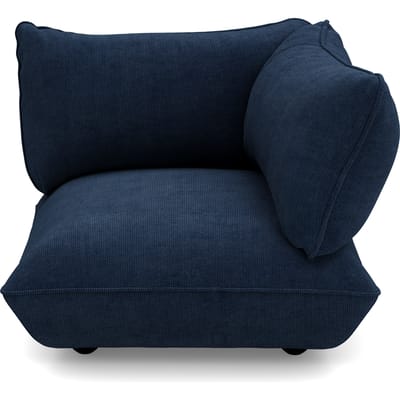fatboy Sumo hoekbank rechts Koord Gerecycled - deep blue