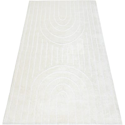 Kleden Rugsx Tapijt modern MODE 8494 geometrisch creme 80x150 cm