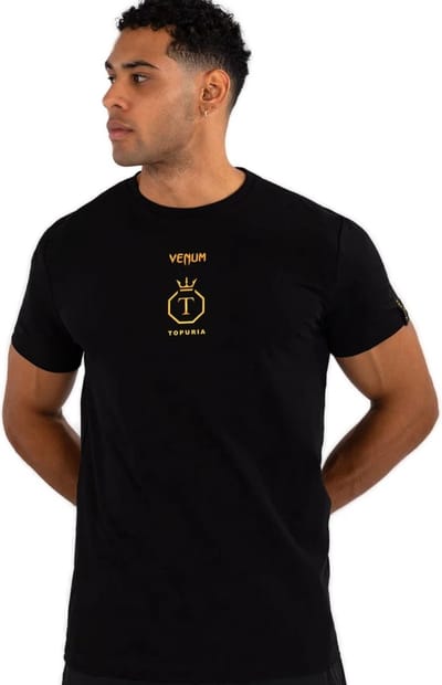 Venum x Ilia Topuria Unmatched T-shirt Zwart Goud - XL