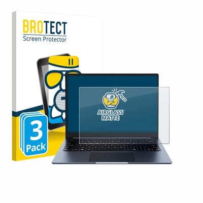 BROTECT - Screenprotector voor Chuwi CoreBook Air 14" - Folie Beschermfolie Beschermglas matte 3 Stuks