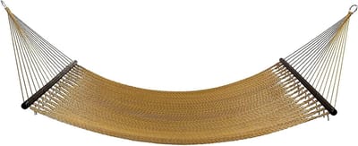 Hangmat met Spreidstokken - Buitenhangmat Tuin - Ontspanning in de tuin - UV-bestendig polyester touw - 120 inch lang