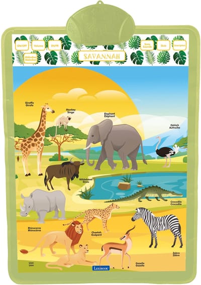My tweetalige sprekende educatieve alfabet poster Engels Frans