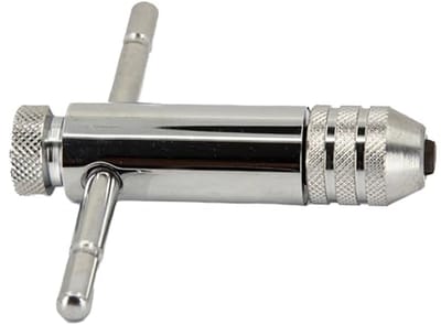 T-greep windijzer 2/66 cm – 1/5,1 cm, effen en ratelmechanisme