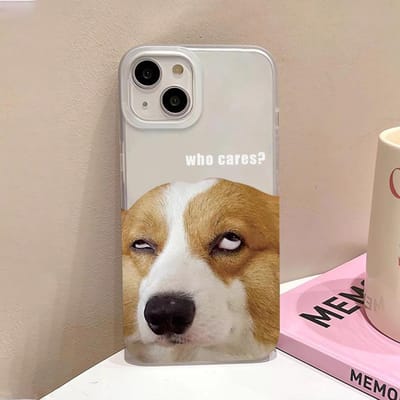 Leuke Hond Cartoon Puppy Telefoonhoesje Voor iPhone 13 Hoesje iPhone 11 12 14 15 Pro Max 13 12 Mini 15 Plus Transparante Cover Zachte Funda For iPhone 12 Mini