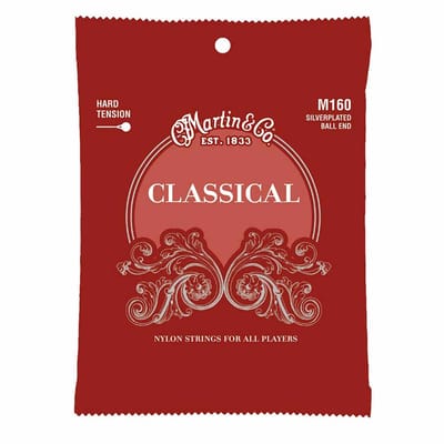 Martin M160 Klassieke Gitaarsnaren met Baleinde (28-43)