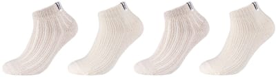 s.Oliver Unisex Hygge, Rib Sneaker Socks, 4-pack, gerecycled polyester, warm, zachte teennaad, geweven logo, mat effect, elegante sokken, sokken, comfortabele sneakersokken