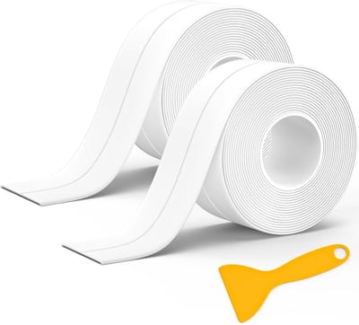 Dailygoods- Plint 5 m - Zelfklevend - Waterdicht - Flexibel - PVC - 38 mm - Voegband