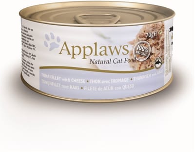 Applaws Cat Blik Tuna Fillet & Cheese - Kattenvoer - 70 g