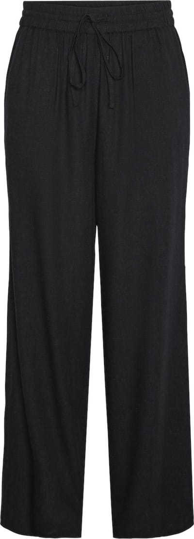Pieces Wide leg broek PCPIA LINNENMIX