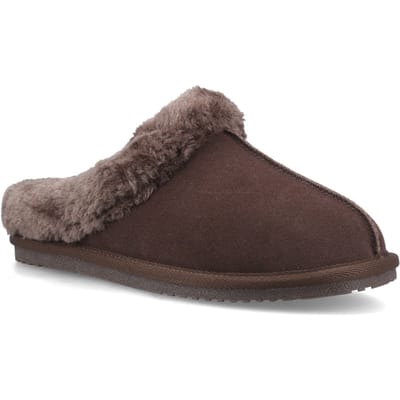 Hush Puppies Amara Suède Dames Chocolade Slippers