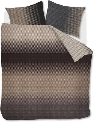 Beddinghouse Duco Dekbedovertrek - Eenpersoons - 140x200/220 cm - Grijs