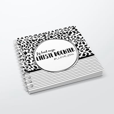 Invulboek SilliBeads - Jij bent mijn liefste dochter - Hardcover Wire-o