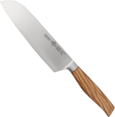 Eikaso Solingen Santoku Mes 20 cm – Gesmeed met Olijfhouten Handvat – Forged-Line