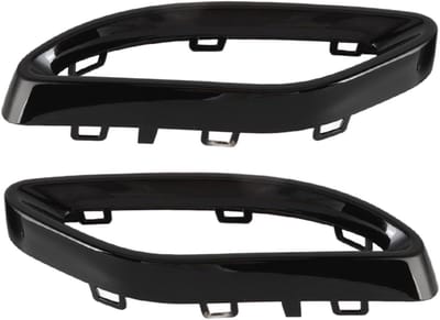 Uitlaat Tip Cover Gloss Black Vervanging voor Auto Uitlaatsysteem - Zwarte Uitlaatkap - Stijlvolle Trims voor Diverse Automodellen