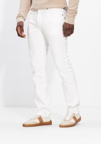 7 For All Mankind Slimmy Jeans Heren - Broek - Wit - Maat 34