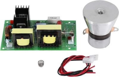 Ultrasone Reiniger - Transducer Set - Onderdelen Reinigen - Hoge Prestaties - 28kHz - Groen en Zilver