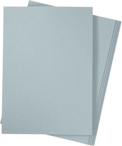 Effen grijs kaart en papier - één maat