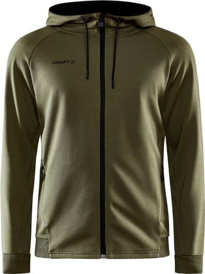 Craft Unify Jas Met Kap Heren - Khaki | Maat: XS
