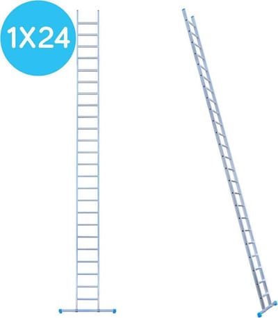 Eurostairs Ladder enkel recht 1x24 sporten
