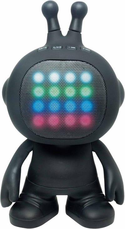Draadloze Party Speaker met LED Verlichting en Oplaadbare Batterij - Bluetooth & USB/SD