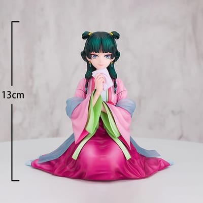 Anime Maomao Figuur Rode Jurk PVC Actiefiguur Schattig Bureamodel Verzamelbaar Speelgoed Cadeau voor Fans 13cm pink