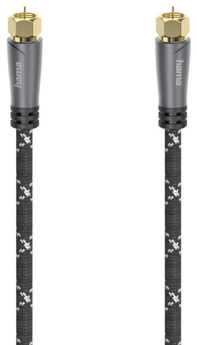 Hama SAT-aansluitkabel F-stekker - F-stekker Metaal Verguld 1,5 M 120 DB