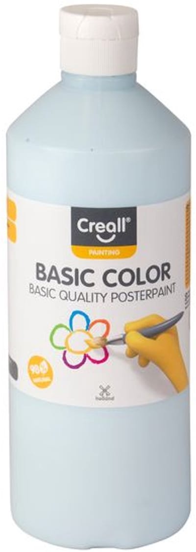 Plakkaatverf creall basic pastel blauw 500ml | 6 stuks