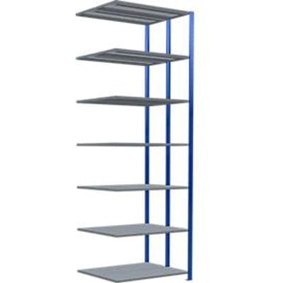 SCHULTE Lagertechnik - Boutloze dubbele stapelbak type 150 - 3000x1000x2x400 mm 2x7 schappen