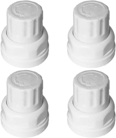 4 Stuks Handwiel Set voor Vloerverwarming Verdeler en Radiator - M30x1.5 Aansluiting