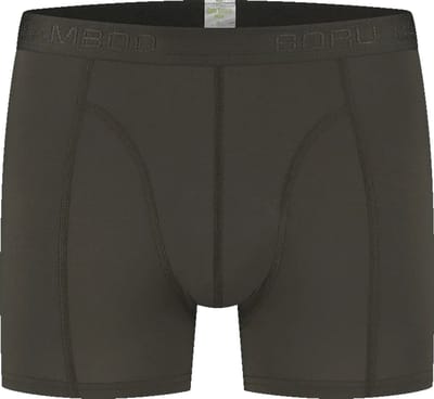 Boru Bamboo - Boxershort - Khaki - XXL - Heren Ondergoed - Anti-Bacterieel - Ademend - Anti-Zweet - 105
