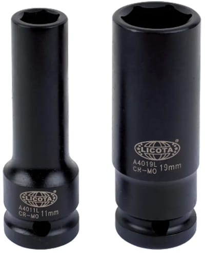 Slagmoersleutel Dop 1/2" 11mm Cr-Mo 6-Kant