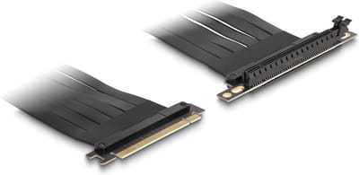 Delock Riser Card PCI Express x16 male to x16 slot 90° angled with cable 30 cm